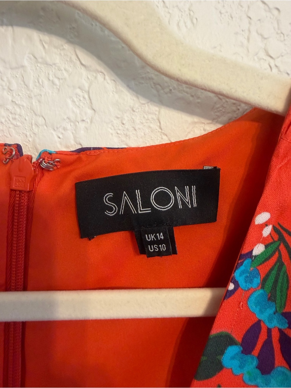 SALONI Eve Floral Dress Size 10 - Picture 4 of 5